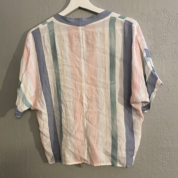 Rails Top M Thea Pastel Watercolor Stripe - Picture 9 of 10